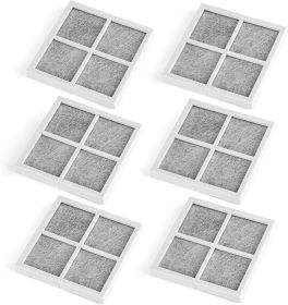 6 Pack Refrigerator Air Filter Replacement, Compatible with LG LT120F and Kenmore Elite 469918, 9918, ADQ73214402, ADQ73214403, ADQ73214404