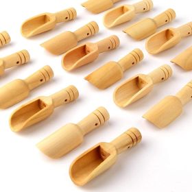 8pcs Mini Wooden Spoons Mini Bamboo Spoons for Bath Salts, tea scoop, Washing Powder spoon wooden candy spoon