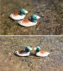 5Pcs Ceramics Mandarin Duck Chopstick Rest Home Decorative Spoon Fork Knife Holder