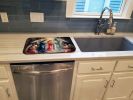 Christmas Angels Dish Drying Mat Absorbent Dish Drying Mat Pad for Kitchen Counter Dish Drainer Mat for Countertop, 14 x 21", Multicolor