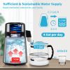 1.1 Gal Water Distiller, 0.3 Gal/H, 750W Distilled Water Maker Machine 0-99H Timing Set Temp Display