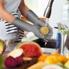 1 Pair Silicone Brush Dishwashing Gloves Cleaning Sponge Pet Scrubber Heat Resistant Wash Gloves