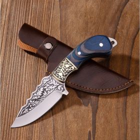 Blue Carved Fruit Knife (Option: Fruit knife)