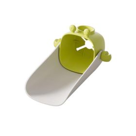 Household Splashproof Children Cartoon Handwashing Faucet Extender (Color: Green)